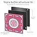2F22E Mahjong Table Mat for American Mahjong Neoprene NonSlip Noise Reduction Mat with Printed Rules 324 x 324 Inch Pink Table Cover for Poker Cards Board Games - Image 4