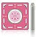 2F22E Mahjong Table Mat for American Mahjong Neoprene NonSlip Noise Reduction Mat with Printed Rules 324 x 324 Inch Pink Table Cover for Poker Cards Board Games - Image 2