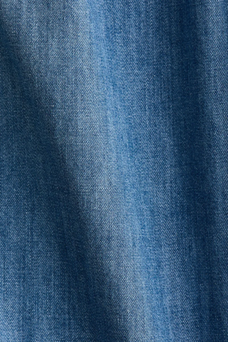 H&M Frill-detail denim trousers