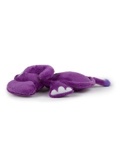 goDog Hear Doggy Flatties With Chew Guard Technology Dog Toy, Elephant, Purple, Large (58547)  - Image 3