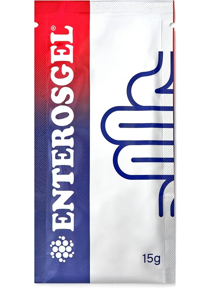 Enterosgel جل إزالة السموم وإزالة بقايا الطعام لتنظيف الأمعاء 3 أكياس × 22,5 جم - Image 1