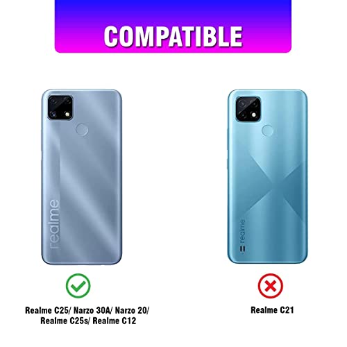 LIRAMARK Silicone Soft Back Cover Case for Realme Narzo 30A / Narzo 20 / Realme C25s / Realme C25 / C12 (Silicone Green) - Image 2
