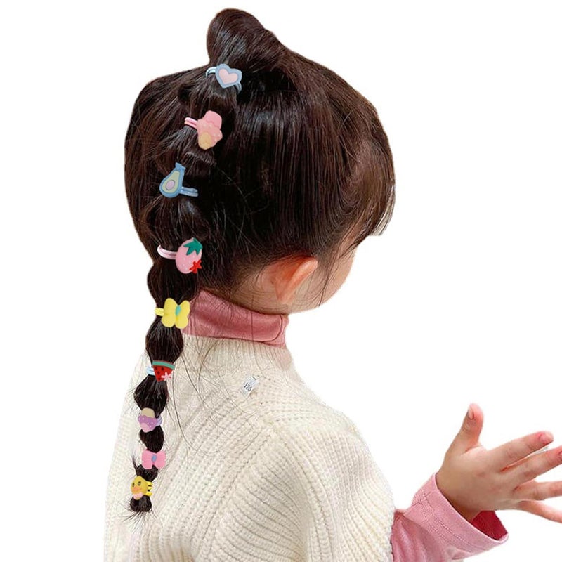 NEOBABY Cartoon Character Hair Accessories Fun Elastic Hair Bands for Kids Baby Girls Women Cute Colorful Hair Ties Random Designs Pack of 6 pairs - Image 5