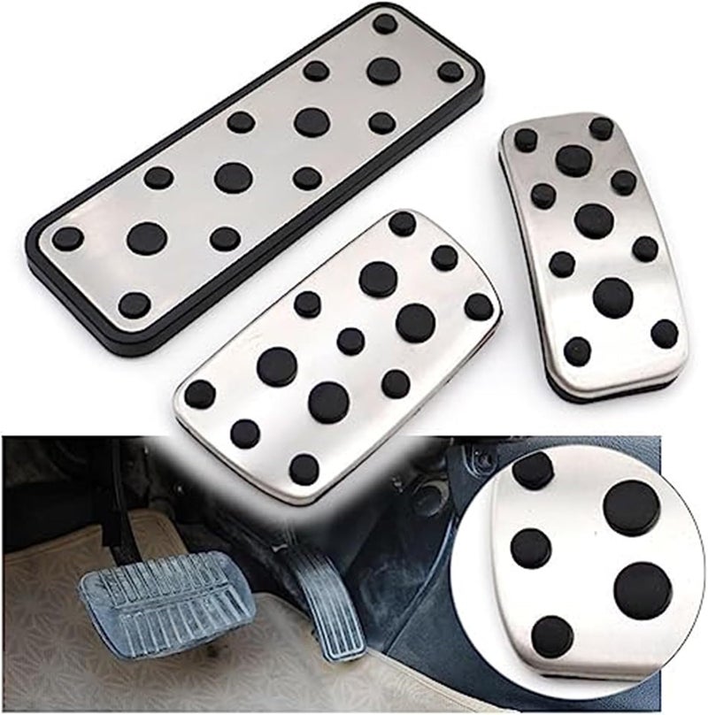 Wivplex 3-Piece Auto Foot Pedal Cover Kit - Image 2