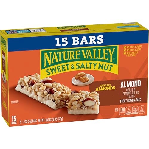 Nature Valley Sweet and Salty Nut Granola Bars, Dark Chocolate Peanut Almond, 15 Bars, 18 oz - Image 4