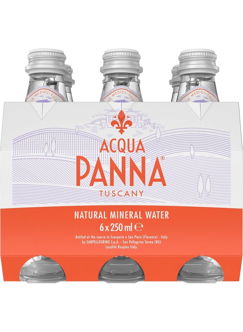 Acqua Panna Natural Mineral Water Glass Bottle With Low Mineral Content 6 Pcs X 250ML - Image 3