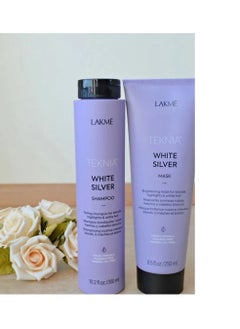 LAKME Teknia Silver White Shampoo and Mask for Gray and Oily Color Enhancer 250 ml 