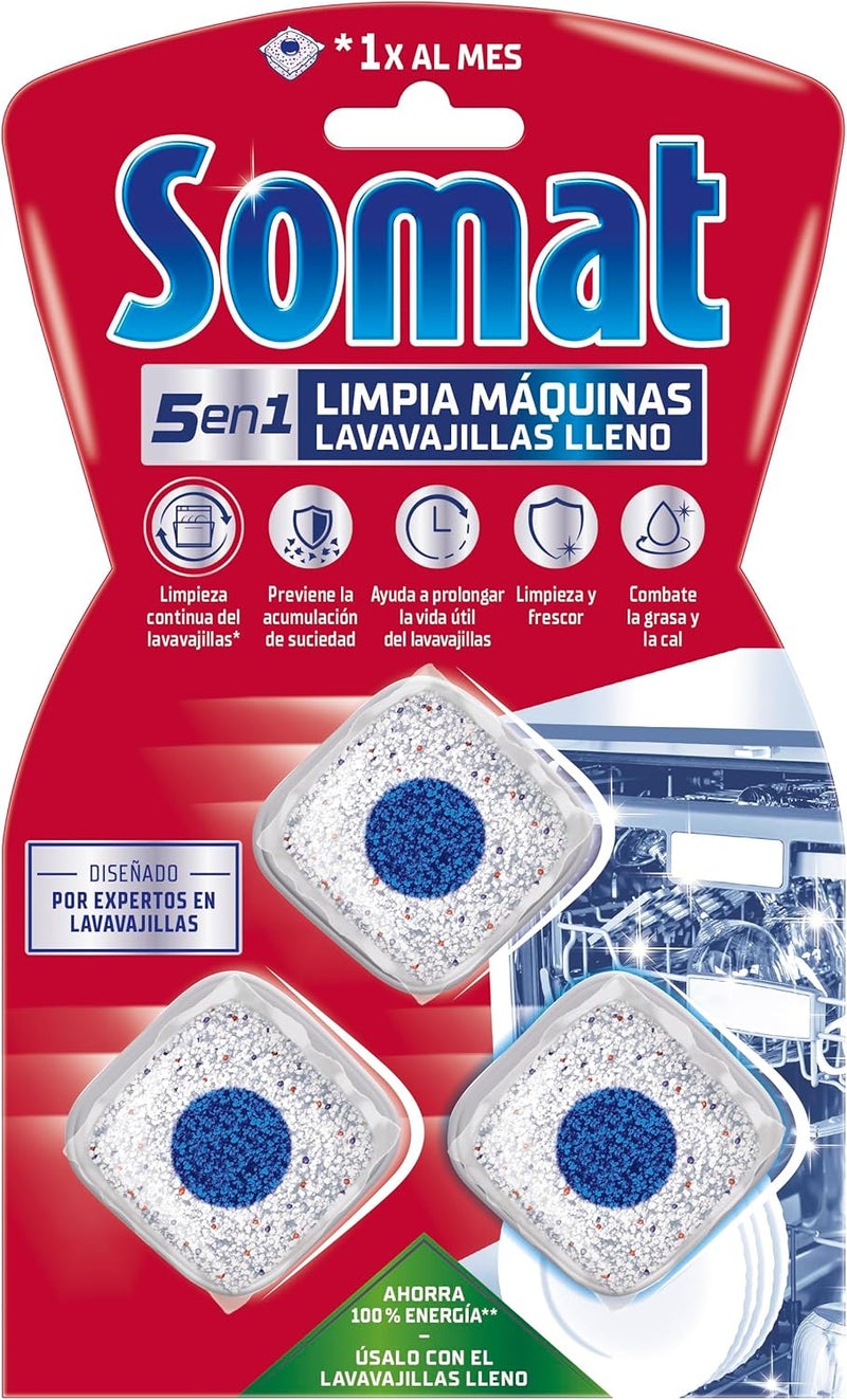 Somat Cleaning tablets – 3 dosages. - Image 1