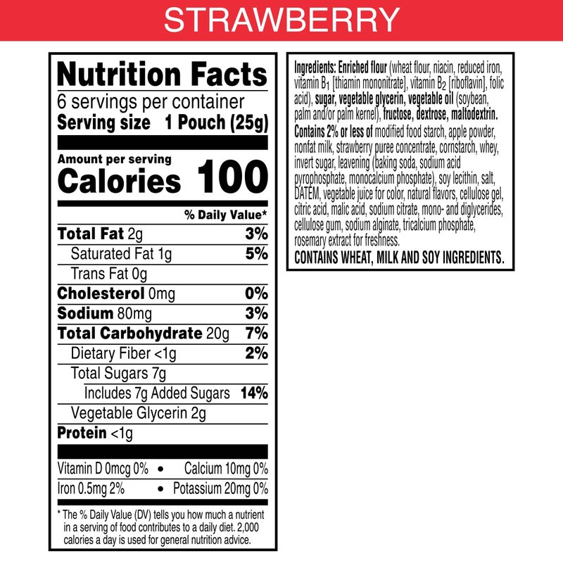 Special K Bar Pastry Crisps, 100 Calorie Snacks, Breakfast Bars, Strawberry, 5.28oz Box (12 Crisps) - Image 5
