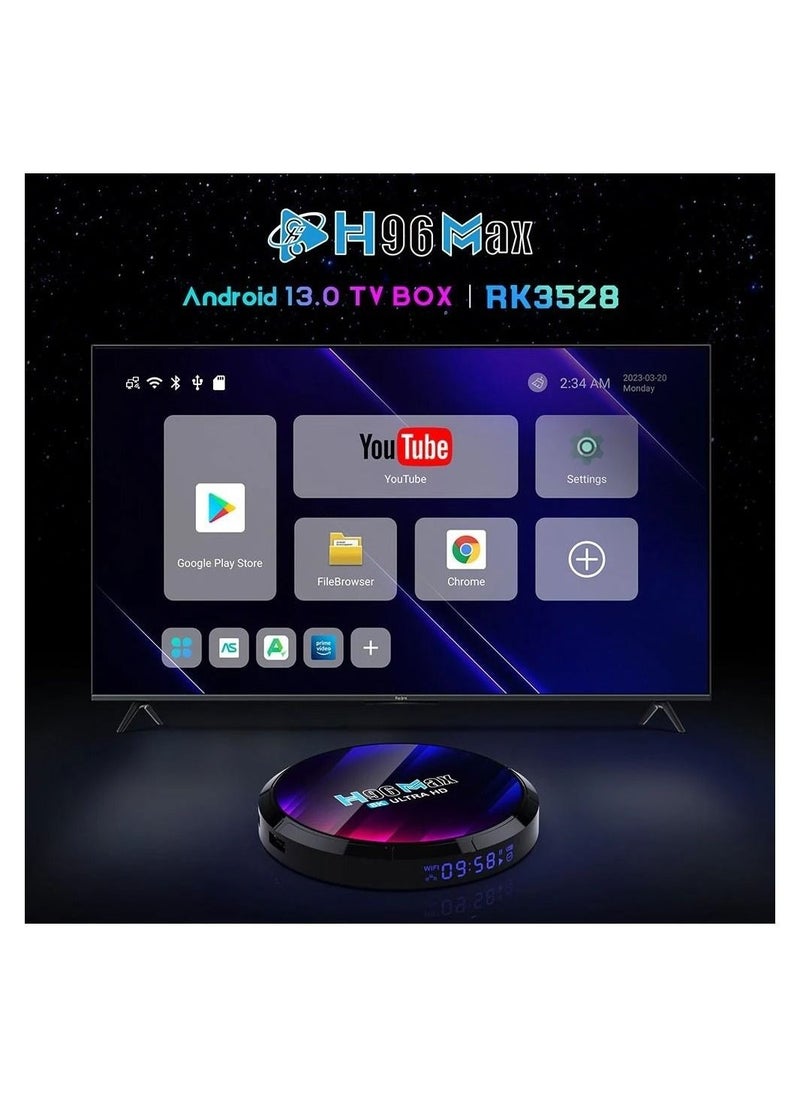 Generic - Android 13.0 Smart TV Box (Internet Receiver) with Remote Control and Home Media Player - Image 1