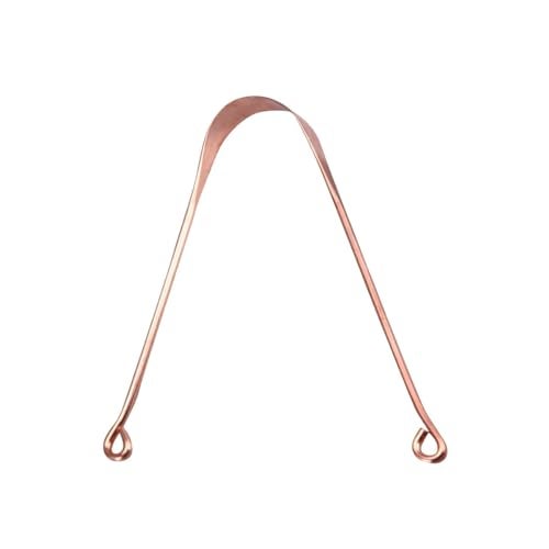 Herb Essential Copper Tongue Cleaner (Pack of 1) | Enhance Oral Hygiene | Fresh Breath & Bacteria Removal | Comfortable & Flexible Handle | Easy & Safe to Use |100% Pure Copper - Image 2