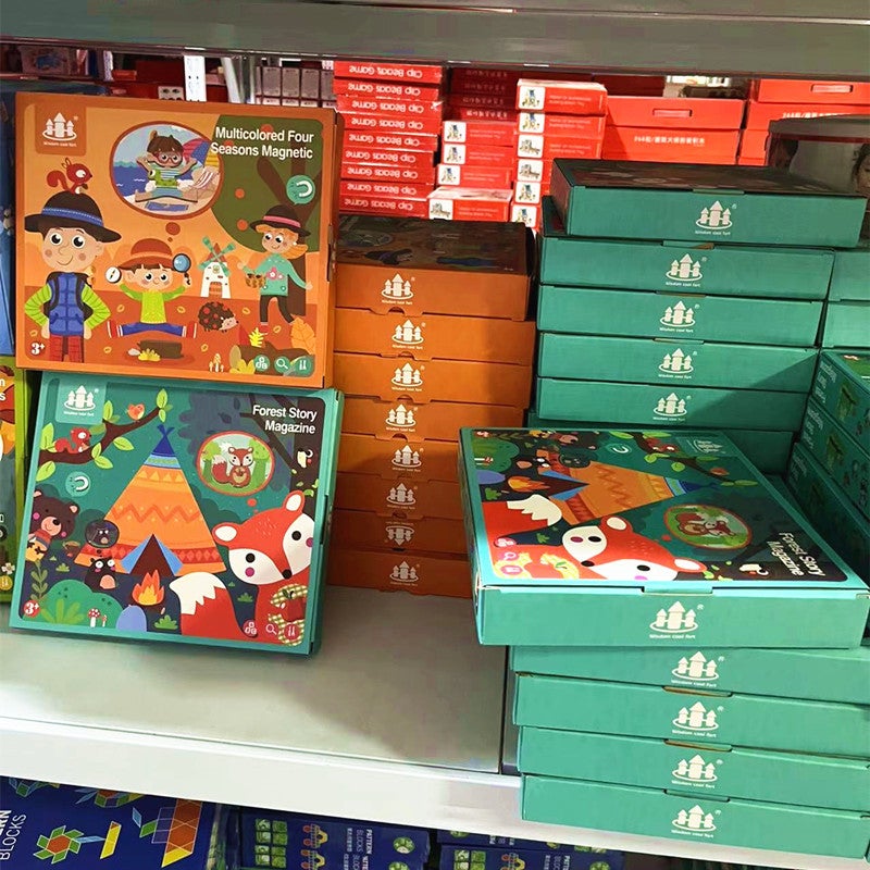 Explosions Magnetic Puzzle Infant Children'S Intelligence Brain Multi-Functional Baby Girls Boys Early Education Toys - Image 4