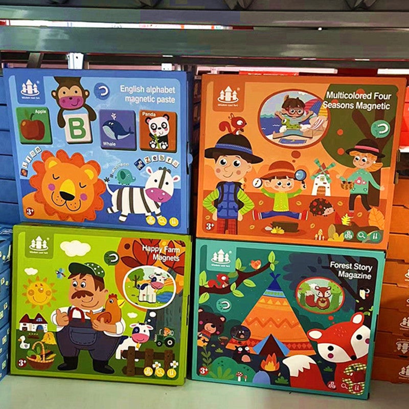 Explosions Magnetic Puzzle Infant Children'S Intelligence Brain Multi-Functional Baby Girls Boys Early Education Toys - Image 2