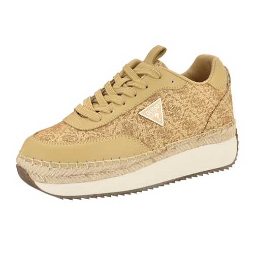 Guess Women's STEFEN Sneaker, Natural 110, 6 - Image 4