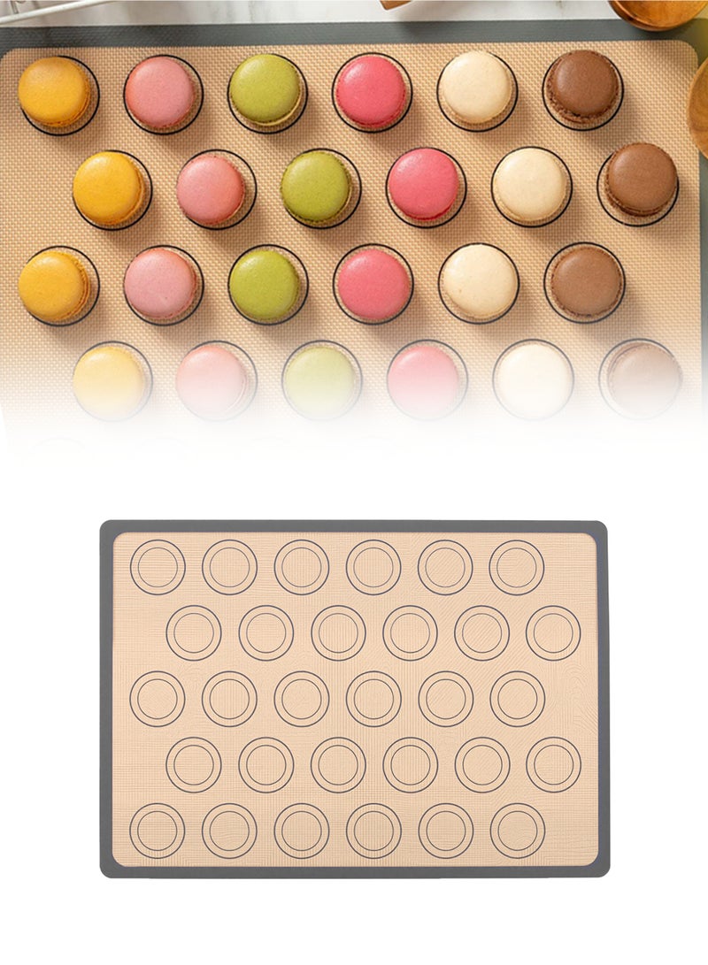 Sharpdo Silicone Baking Mat - Nonstick Cookie Sheet Macaron Mat Liner for Baking Pan & Rolling, Bread Making Pastry Cake Cream Pizza Thick/BPA - Image 1