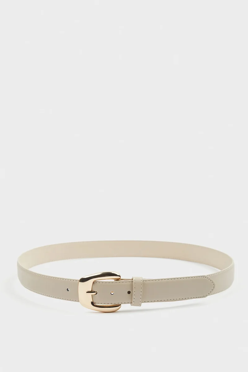 Defacto  Woman Large Buckle Faux Leather Belt for Women | Best Price UAE