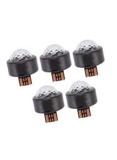 Thoraya 5pcs USB Mini Disco Ball Light RGB Atmosphere Portable DJ Stage Lamp for Car Home KTV  - Image 3