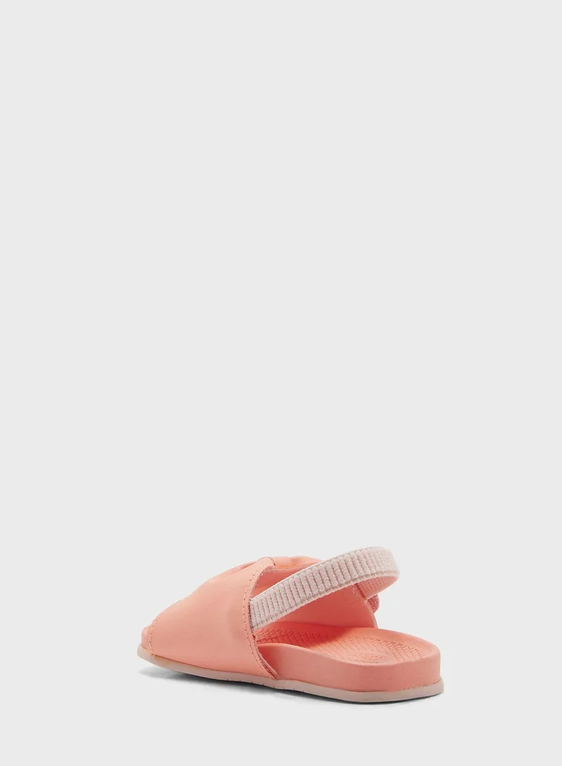 Klin Kids Bow Slip On Sandals