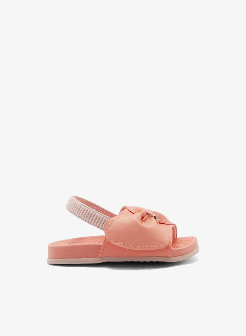 Klin Kids Bow Slip On Sandals