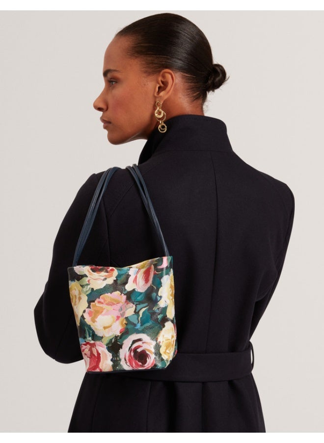 Ted Baker Thin Strap Mini Printed Floral Bag - Image 2