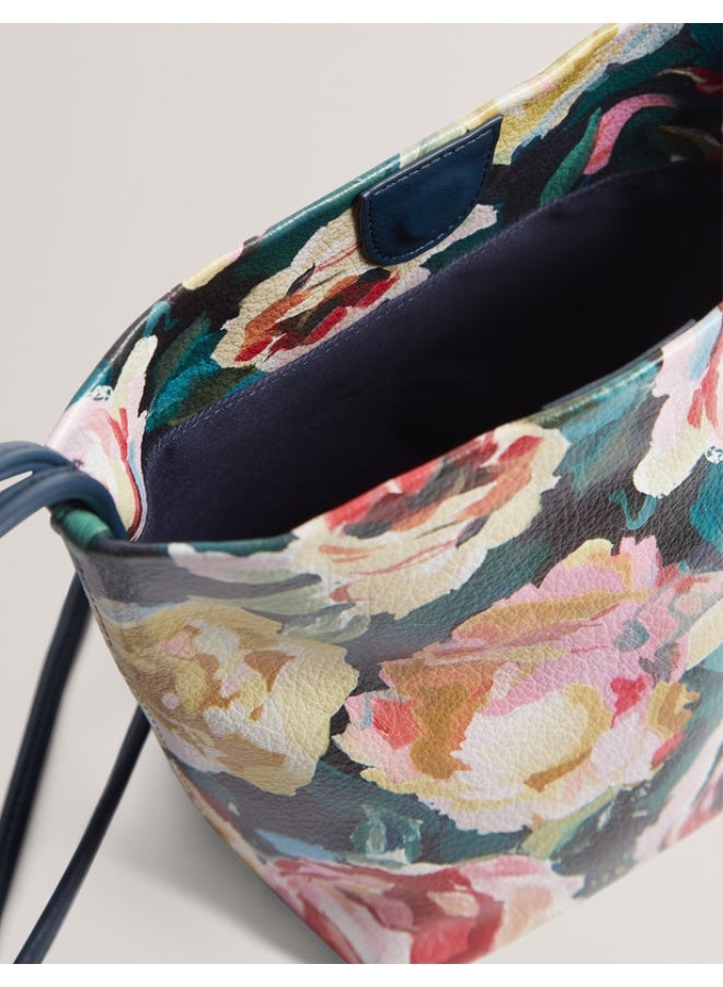 Ted Baker Thin Strap Mini Printed Floral Bag - Image 5