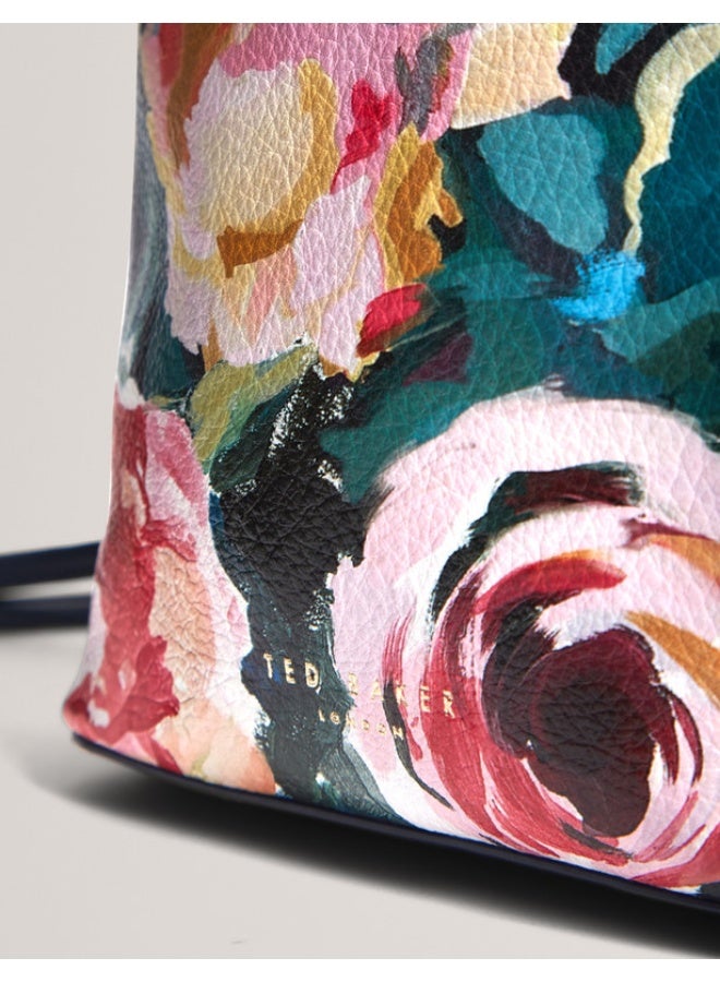 Ted Baker Thin Strap Mini Printed Floral Bag - Image 3
