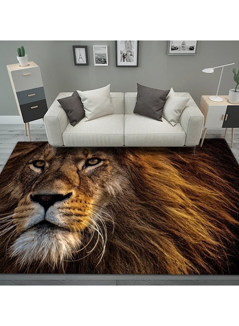 Squality Polyester Fiber 3D Visual Living Room Coffee Table Carpet