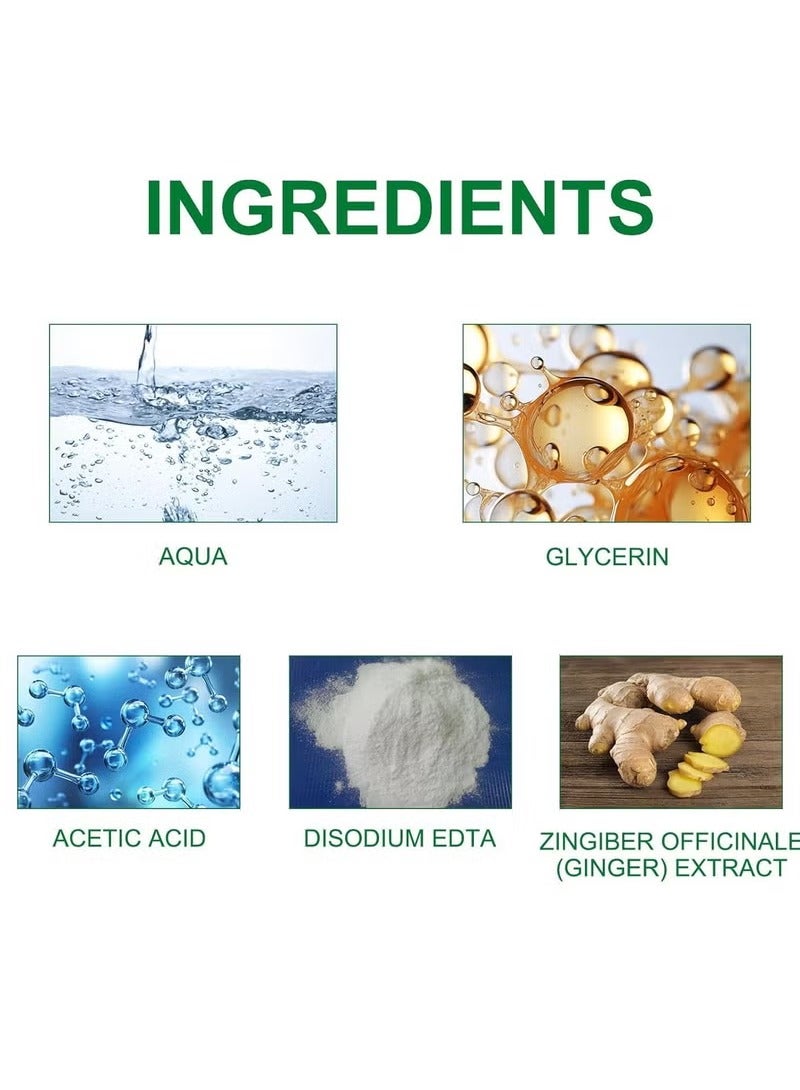 Jaysuing 7 DAYS Ginger Foot Spray, Nail Repair, Ginger Nail Treatment, Ginger Nail Treatment, Ginger Cuticle Care Oil for Nails Strengthener Oil (30ml) - 1PC ﻿ - Image 2