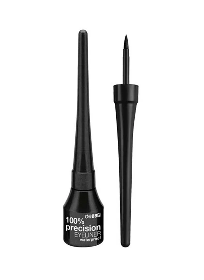 Debby 100% Precision Eyeliner Waterproof Black