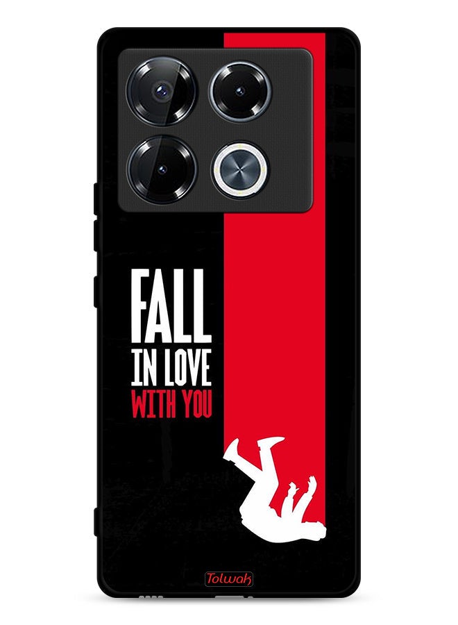 Tolwak Infinix Note 40 Pro Plus 5G Protective Case Cover Fall In Love With You - Image 1