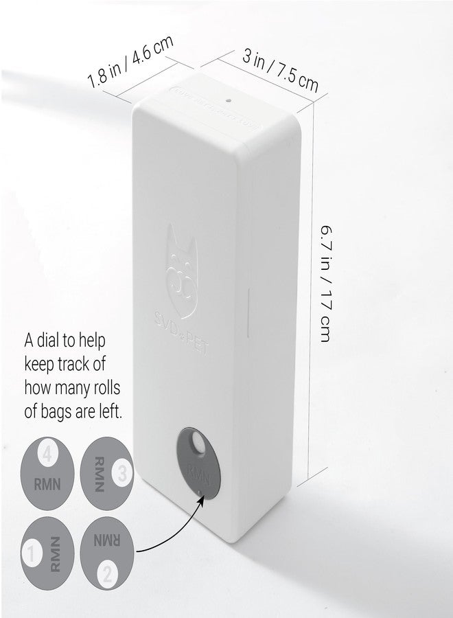 SVD.PET Dog Poop Bag Dispenser, Wall Mount Pet Waste Bag Dispenser Station - Image 5