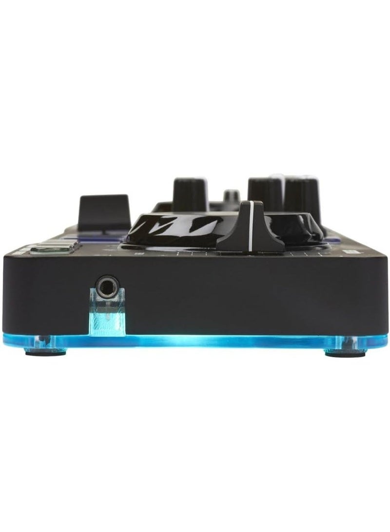Hercules DJControl Starlight – Portable USB DJ Controller - 2 tracks with 8 pads and sound card - Serato DJ Lite included - Image 4