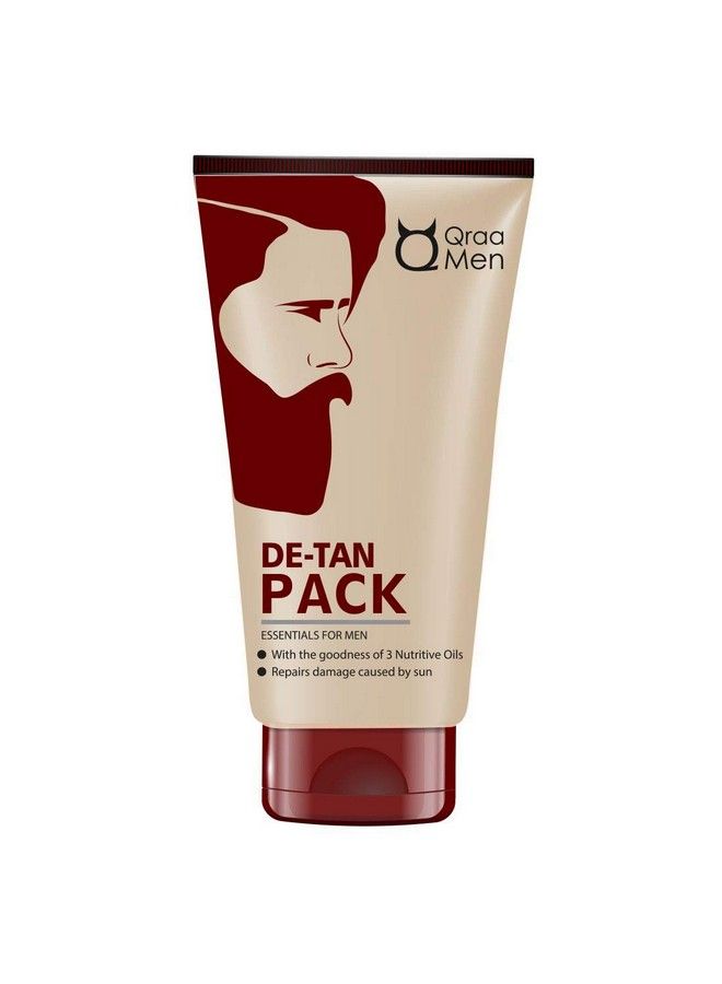Qraa Men Detan Face Pack For Men For Skin Lightening/Brightening 120 G - Image 1