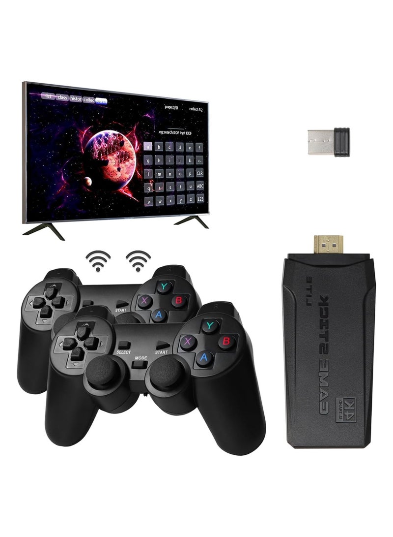 Classic Retro Game Console, Wireless HDMI Output System, Built in 10000+ 2.4G Handheld Classic Video Games, 9 Emulator Consoles  - Image 1