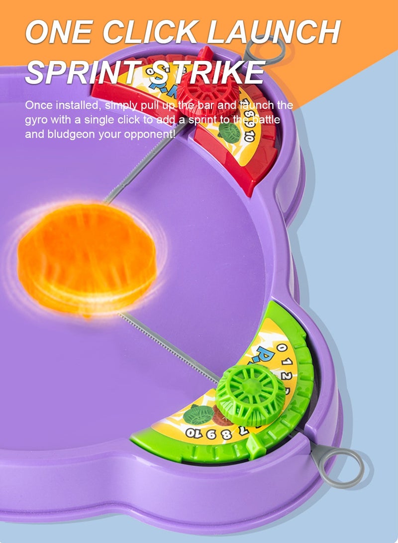 Sharpdo Gyros Pull-Out Gyro Battle Disc Children's Parent-Child Interaction Toy Set Multiplayer Competition Against the Gyro Game Gyro Burst Gyros Battling Burst Toy - Image 3