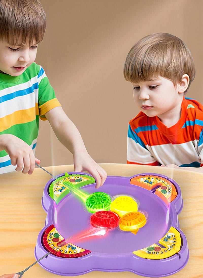 Sharpdo Gyros Pull-Out Gyro Battle Disc Children's Parent-Child Interaction Toy Set Multiplayer Competition Against the Gyro Game Gyro Burst Gyros Battling Burst Toy - Image 2