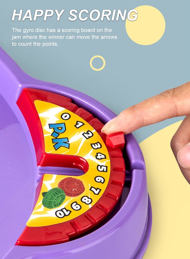 Sharpdo Gyros Pull-Out Gyro Battle Disc Children's Parent-Child Interaction Toy Set Multiplayer Competition Against the Gyro Game Gyro Burst Gyros Battling Burst Toy - Image 4