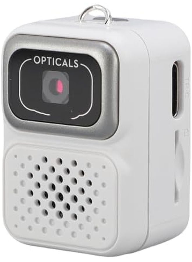 White Vintage Digital Camera 1080P Compact Mini Camcorder For Family Travel - Image 1