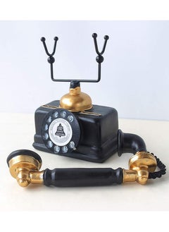Generic Elegant Vintage-Style Decorative Telephone – Antique Resin Rotary Phone Replica, Perfect for Home and Bar Décor, Study Room Display, Nostalgic Photography Props, and Unique Gifts for Weddings, Graduations, and Special Occasions  - Image 5
