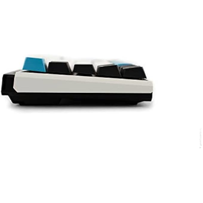 DURGOD K330W GATERON CRYSTAL MECHANICAL WIRELESS KEYBOARD DOUBLESHOT PBT PROFILE (RED,BROWN SWITCH) (BROWN SWITCH, BLACK/WHITE/BLUE) - Image 2