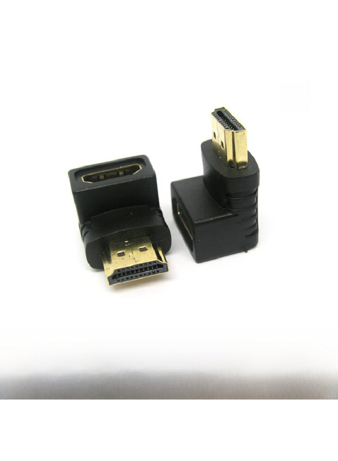 Hdmi Adapter Hdmi To Minihdmi To Microhdmi Adapter All-in-one Hdmi Elbow Conversion - Image 2