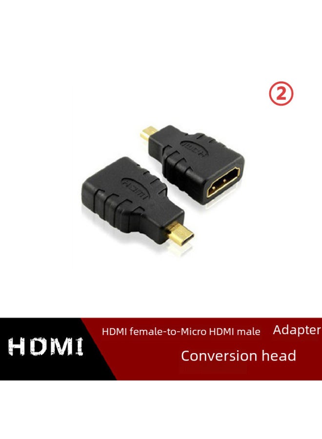 Hdmi Adapter Hdmi To Minihdmi To Microhdmi Adapter All-in-one Hdmi Elbow Conversion - Image 3
