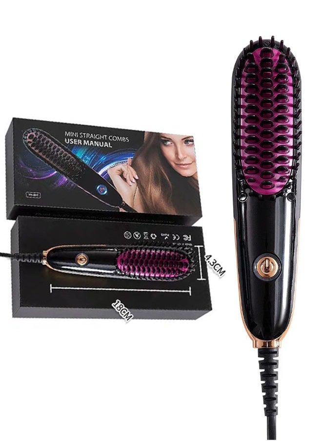 Super ZYouth - Mini Hair Straightening Brush Comb - Image 1