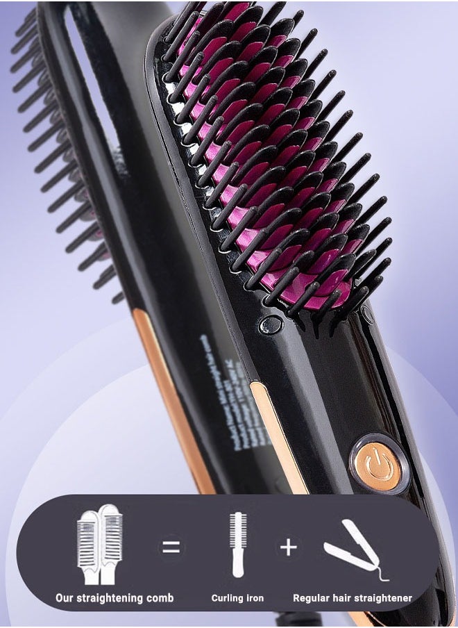 Super ZYouth - Mini Hair Straightening Brush Comb - Image 1