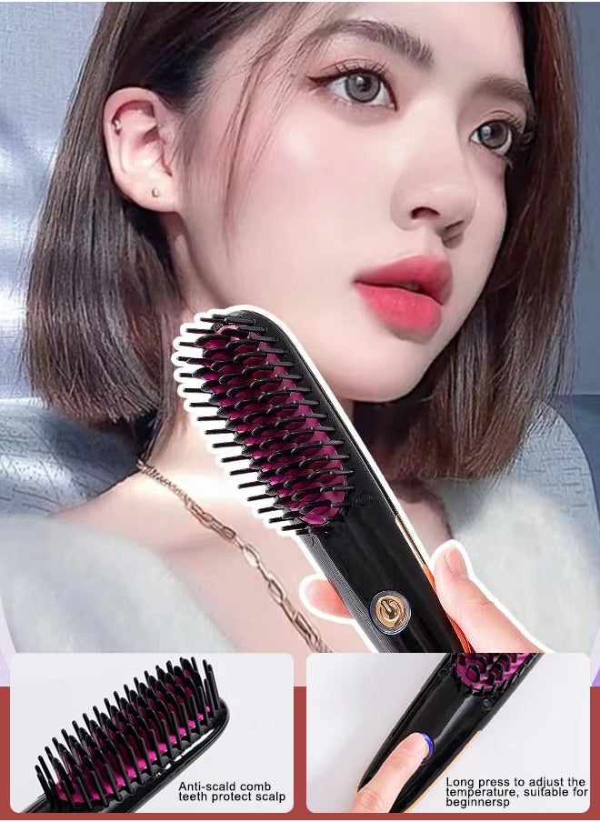 Super ZYouth - Mini Hair Straightening Brush Comb - Image 1