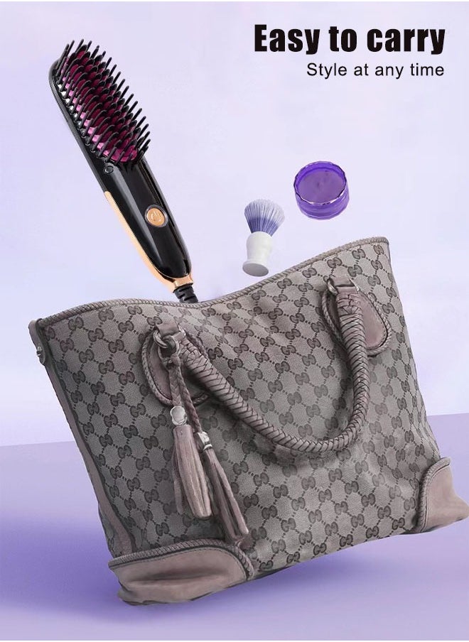 Super ZYouth - Mini Hair Straightening Brush Comb - Image 1