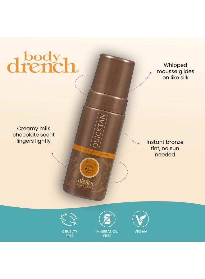 Body Drench رغوة تان سريعة ذاتية التسمير، متوسطة/داكنة، 4.2 أونصة - Image 4