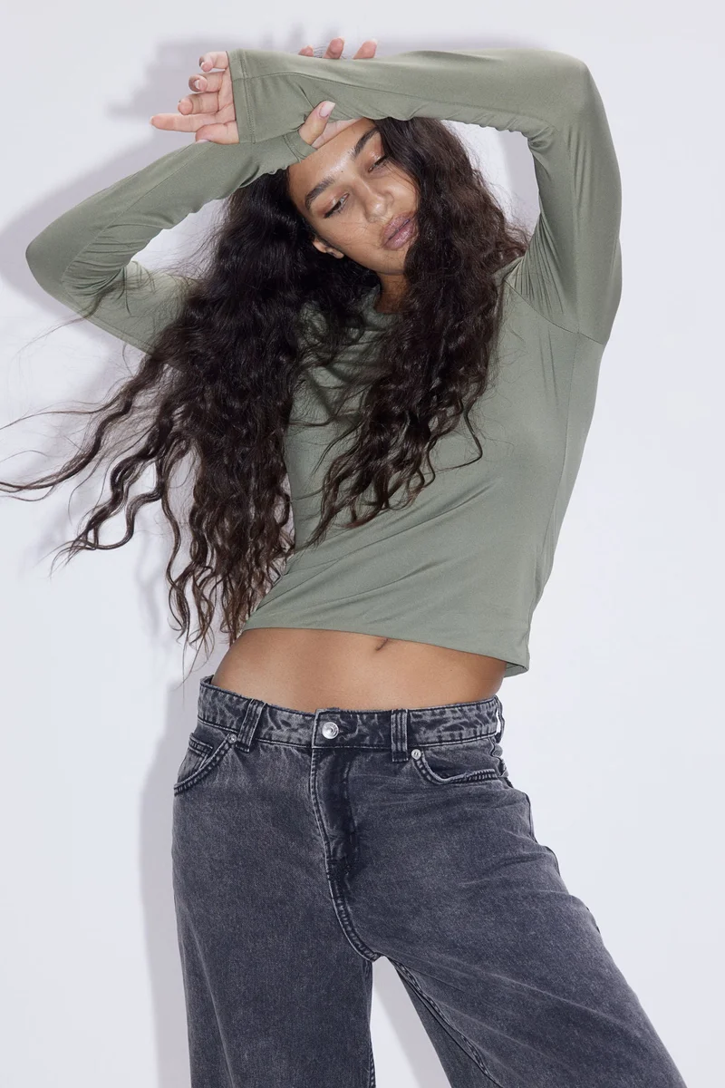 H&M Long-sleeved jersey top