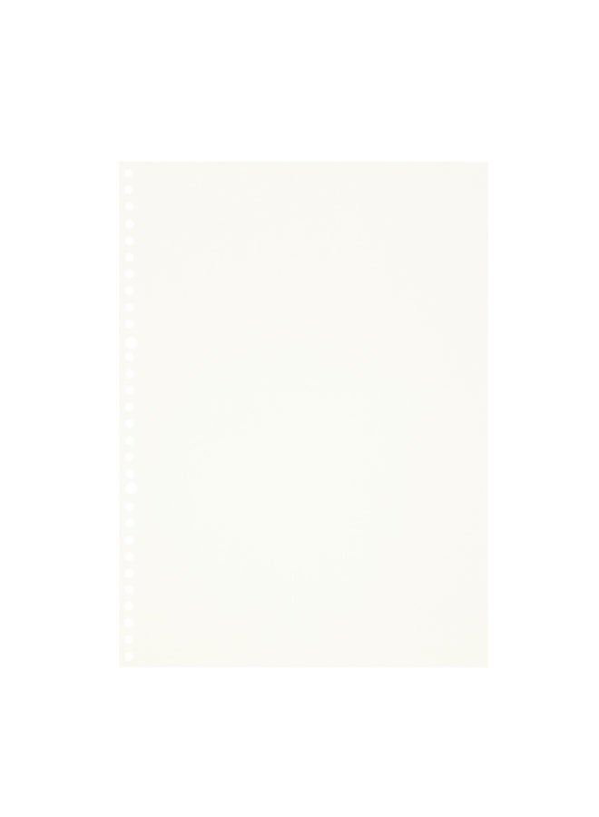 Zelten 2 Pack A4 90 Sheets/180 Pages Blank Loose Leaf Punched Paper Refills Paper for 30 Hole Binder Personal Organizer Diary Notebook Refillable Planner - Image 2