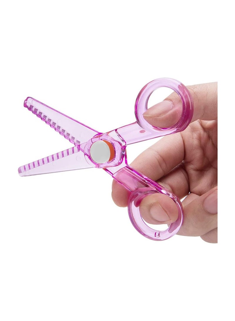 Generic All plastic safe kids scissors for art and crafts 3 pieces set  - Image 4